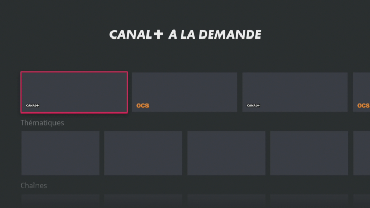 Vignette grise ou absente sur A LA DEMANDE