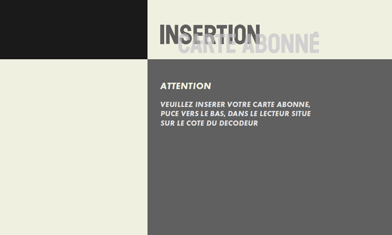 Insertion Carte Abonné