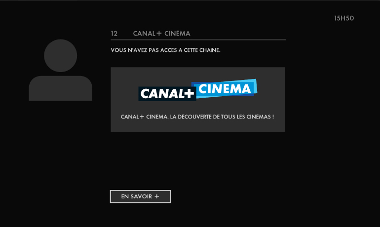 Chaîne non-accessible