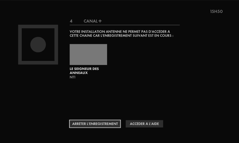 Limitation antenne