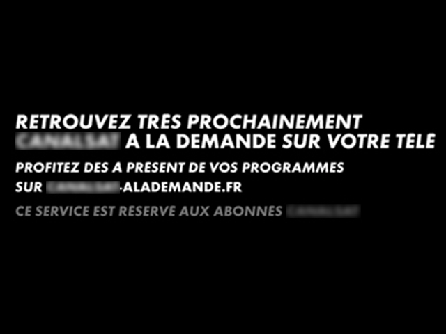 Retrouvez très prochainement CANAL+ A La Demande sur votre télé